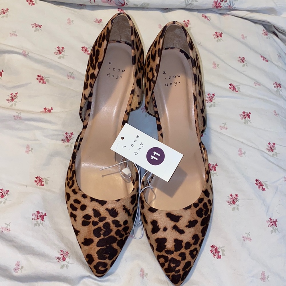 NWT A New Day Leopard Heels